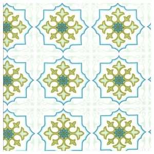    Temple Tiles   Seafoam (Fat Quarter) Arts, Crafts & Sewing