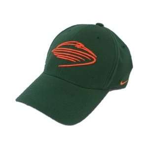    Nike Miami Hurricanes Green Linear Flex Fit Hat