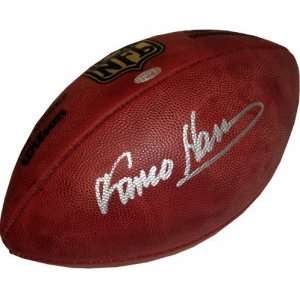 Franco Harris Autographed Ball   Duke