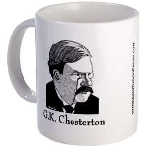  G.K. Chesterton   Riddles of God Christian Mug by 