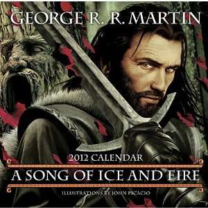 George R. R. Martin A song of Ice and Fire Wall Calendar 2012  