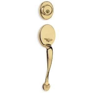 Weiser Lock GA9671A3BR Augusta Lifetime Polished Brass Keyed Entry Han