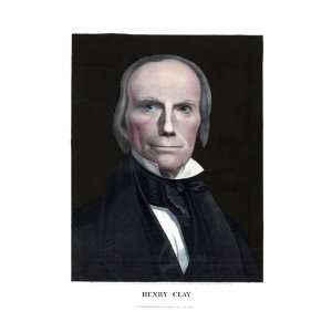 Henry Clay   Statesman 12X18 Art Paper with Gold Frame