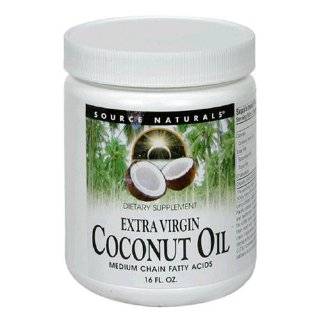 Source Naturals Coconut Oil Extra Virgin, 16 Ounce (Pack of 2)