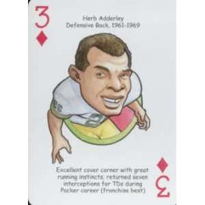 Herb Adderley   Oddball Green BAY Packers Playing Card