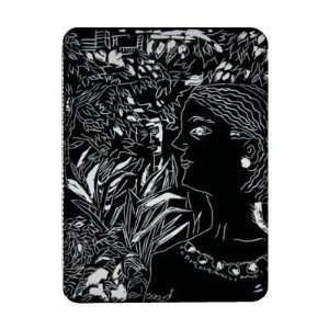  Hidden Man, 2006 (linocut) by Hilary Rosen   iPad Cover 