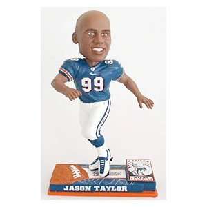  Miami Dolphins 2007 Jason Taylor On Field Bobblehead Road 