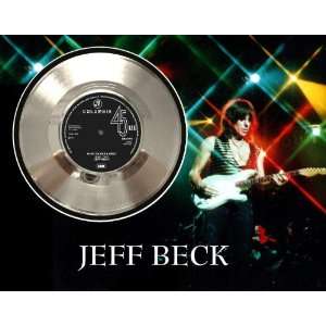 Jeff Beck Hi Ho Silver Lining Framed Silver Record A3