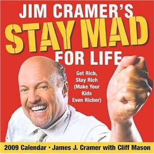  Jim Cramers Stay Mad for Life 2009 Boxed Calendar Office 