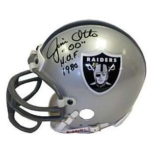 Jim Otto HOF 1980 Autographed / Signed Oakland Raiders Mini Helmet