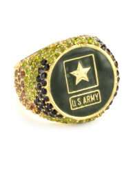 Joanna Laura Constantine Army Ring, Size 8