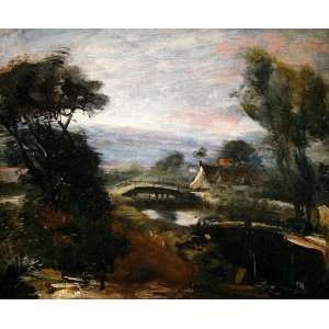 Hand Made Oil Reproduction   John Constable   24 x 20 inches   A View 