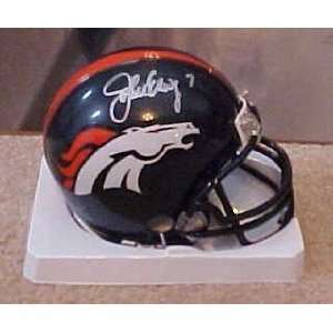 John Elway Hand Signed Autographed Denver Broncos Riddell Football 