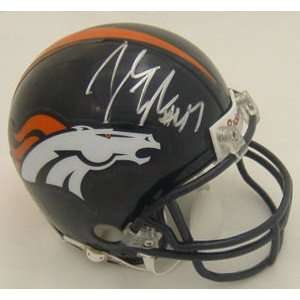 John Lynch Denver Broncos Autographed Mini Helmet Signd