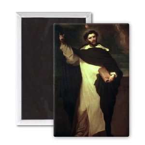 St. Dominic (oil on canvas) by Don Juan   3x2 inch Fridge Magnet 