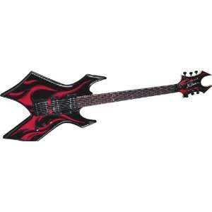  B.C. Rich Kerry King Wartribe Electric Guitar, Black with 