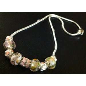  Pandora Pink Beads Necklace