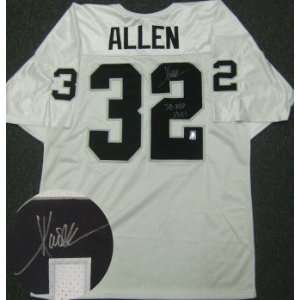 Marcus Allen Autographed Uniform   White Wilson