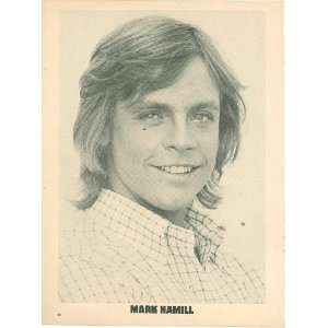  1978 Print Actor Mark Hamill 