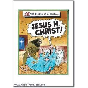  Jesus H Christ Set of 12 Humor Christmas Cards Health 
