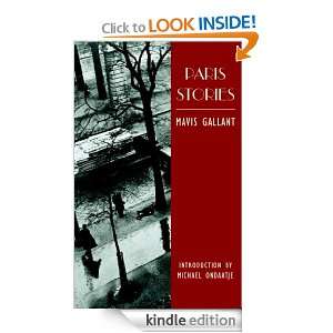 Paris Stories Mavis Gallant  Kindle Store