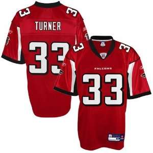Michael Turner #33 Atlanta Falcons Replica NFL Jersey Red Size 48 (Med 