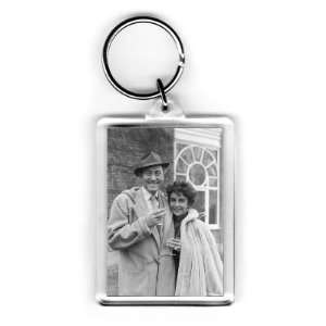  Michael Wilding and Elizabeth Taylor   Acrylic Keyring 