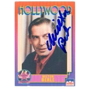 Milton Berle Autographed/Hand Signed Hollywood Walk of Fame trading 