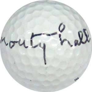  Monty Hall Autographed/Hand Signed Golf Ball Sports 