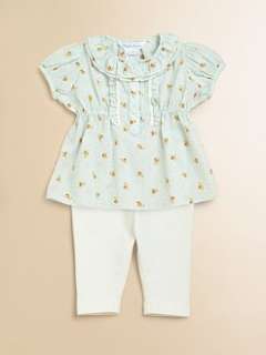 Ralph Lauren   Infants Floral Swiss Dot Tunic & Leggings Set