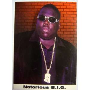 Notorious B.I.G.~ Notorious B.I.G. Postcard~ Rare Authentic Vintage 