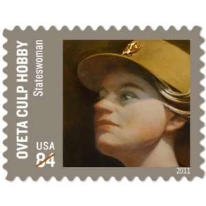  Oveta Culp Hobby Set of 4 x 84 us Postage Stamps NEW 