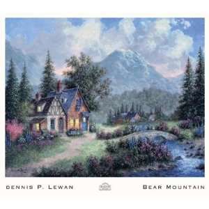 Bear Mountain artist Dennis Patrick Lewan 10.5x9.25 