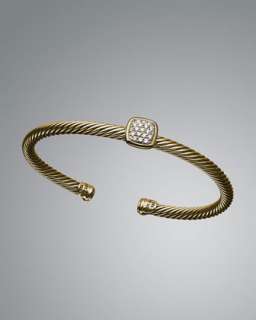 4mm Pave Diamond Noblesse Cable Bracelet