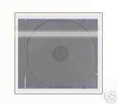 100 Clear Resealable OPP Plastic Bags Slim 5.2mm CD Jewel Cases Wrap 