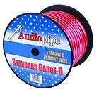 Audiopipe PW025RED 0 Gauge Red Power Wire 25 Spool NEW  
