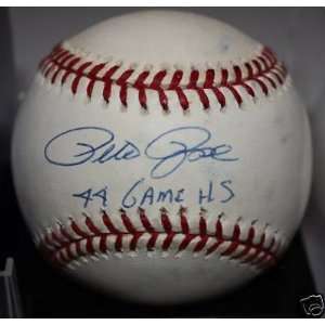 Pete Rose Autographed Ball   x OML PSA DNA