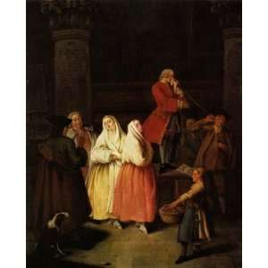     Pietro Longhi   24 x 30 inches   The Soothsayer