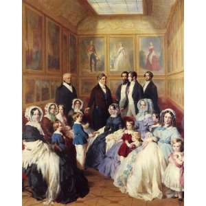   Prince Albert with the Family of King Louis Philippe
