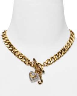   Couture Gold Tone and Pavé Starter Necklace, 16L  