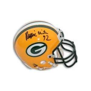 Reggie White Autographed Green Bay Packers Riddell Mini Helmet
