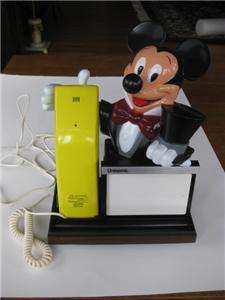 Mickey Mouse TT Telephone #6050 Unisonic FCC 1988 Works  