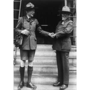  1926 photo of Lt. Gen. Sir. Robert S.S. Baden Powell and 