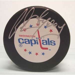 Rod Langway Autographed Hockey Puck 