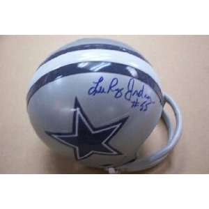  Lee Roy Johnson Autographed Mini Helmet