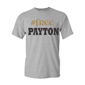  Payton Grey Cotton Tee Shirt Saints Fans in Support of Sean Payton 