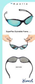 APOLLO BLUE Mirror Lens KONTROL SPORTS Sunglasses  