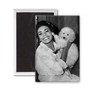 Shirley Bassey   3x2 inch Fridge Magnet   large magnetic button 