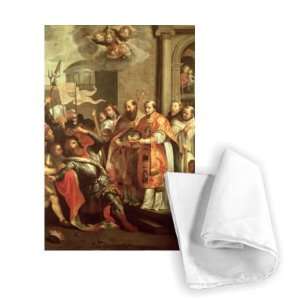  St. Bernard of Clairvaux (1090 1153) and   Tea Towel 100 