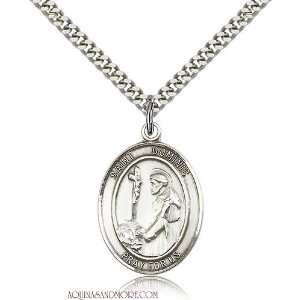 St. Dominic de Guzman Large Sterling Silver Medal